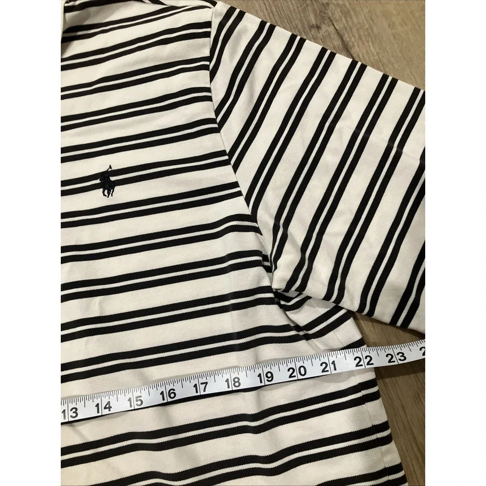 Polo Golf Ralph Lauren 100% Cotton Shirt L White/Black